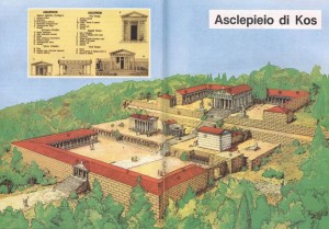 Diagramma dell'Asclepieio di Kos